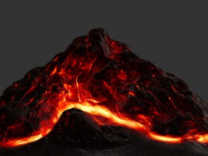 lava rock 15 Modello 3D