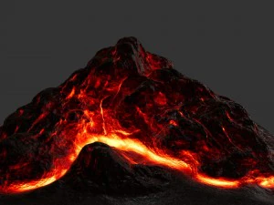 lava rock 15 3D Model