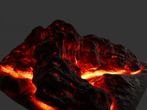 lava rock 15 Modello 3D