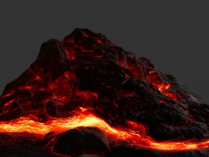 lava rock 15 Modello 3D