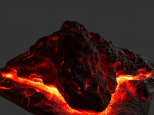 lava rock 15 Modello 3D