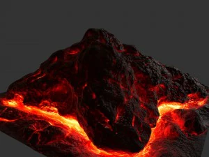 lava rock 15 3D Model