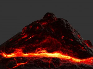 lava rock 15 Modello 3D