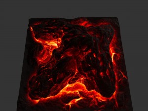 lava rock 15 Modello 3D