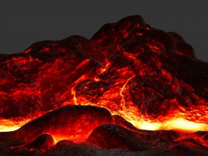 lava rock 15 Modello 3D