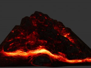 lava rock 15 Modello 3D
