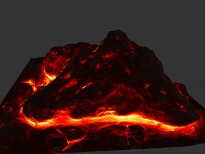 lava rock 15 Modello 3D