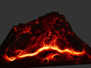 lava rock 15 Modello 3D