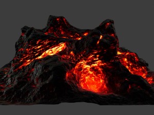 lava rock 18 3D मॉडल
