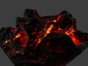 lava rock 18 3D मॉडल