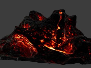 lava rock 18 3D मॉडल