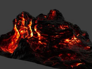 lava rock 18 3D Model
