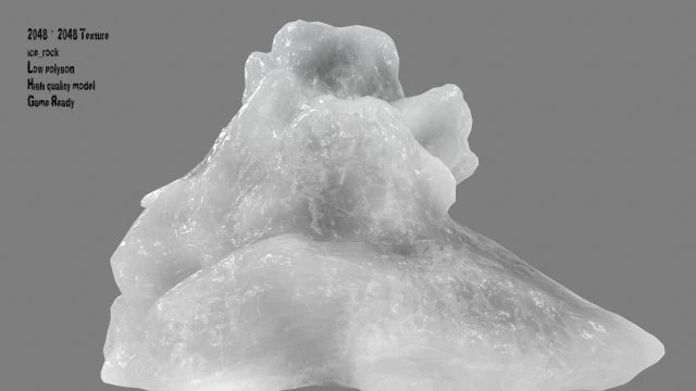 ice 3D Model .c4d .max .obj .3ds .fbx .stl .blend