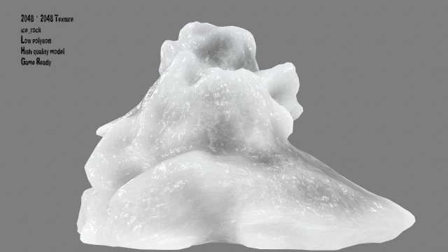 ice 3D Model .c4d .max .obj .3ds .fbx .stl .blend 