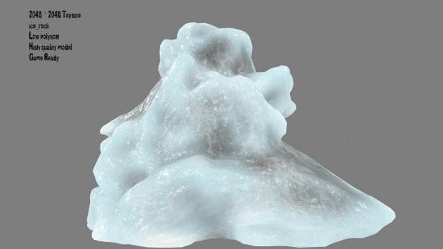 ice 3D 模型 .c4d .max .obj .3ds .fbx .stl .blend