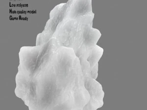 Eisfelsen 3D Modell