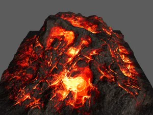 volcano 3D Model
