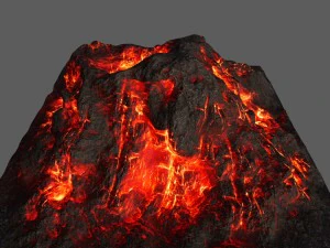 volcano 3D Model