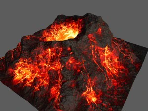 volcano 3D Model