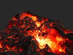 volcano 3D Model