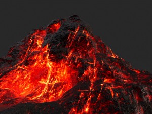 volcano 3D मॉडल