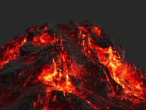 volcano 3D Model