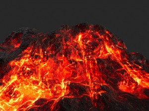 volcano 3D मॉडल