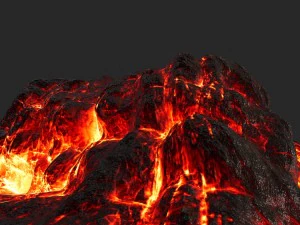 volcano 3D Model