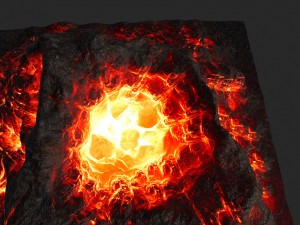 volcano 3D मॉडल