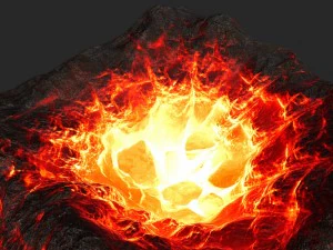 volcano 3D Model
