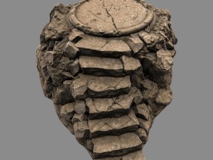 temple 3D 模型