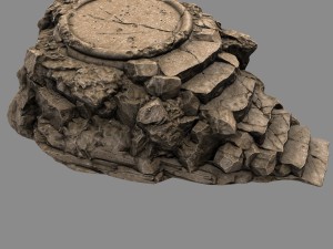 temple 3D 模型