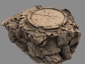 temple 3D 模型