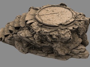 temple 3D 模型