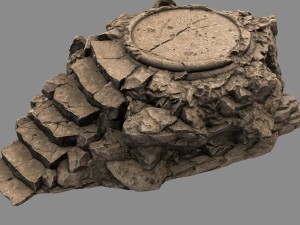 temple 3D 模型
