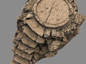 temple 3D 模型
