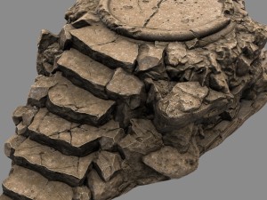 temple 3D 模型