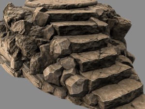 temple 3D 模型