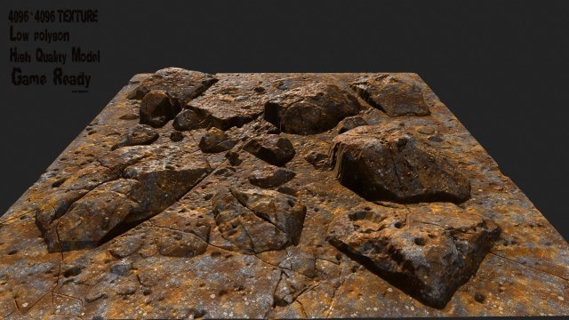 rock 21 3D 모델 .c4d .max .obj .3ds .fbx .stl .blend 