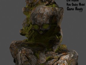 skullrock 1 3D-Modell