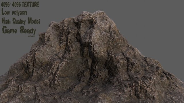 volcano 1 3D 模型 .c4d .max .obj .3ds .fbx .stl .blend 