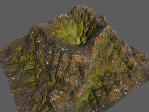 volcano 2 3D मॉडल