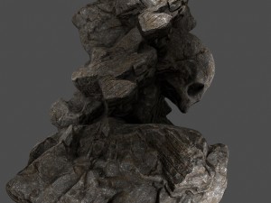 skullrock 5 Modello 3D