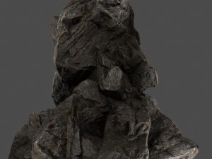 skullrock 5 Modello 3D