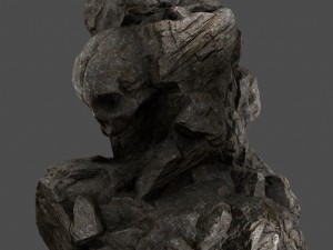 skullrock 5 Modello 3D