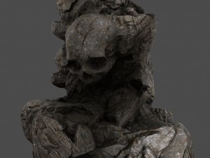 skullrock 5 Modello 3D