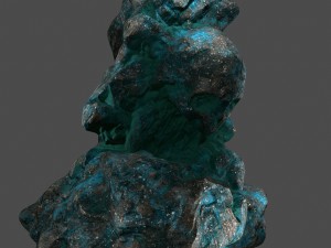 skull rock 3 Modèle 3D