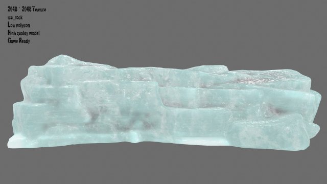 ice 14 3D Model .c4d .max .obj .3ds .fbx .stl .blend 