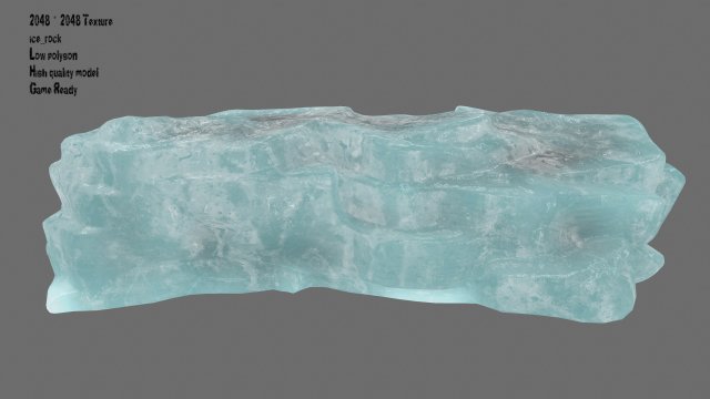 ice 15 3D Model .c4d .max .obj .3ds .fbx .stl .blend 