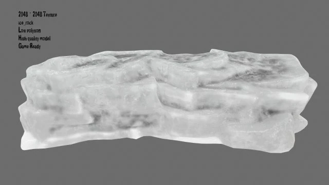 ice 16 3D Model .c4d .max .obj .3ds .fbx .stl .blend